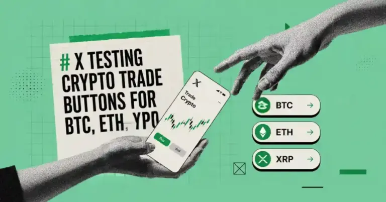X Testing Crypto Trade Buttons for BTC, ETH, XRP and More